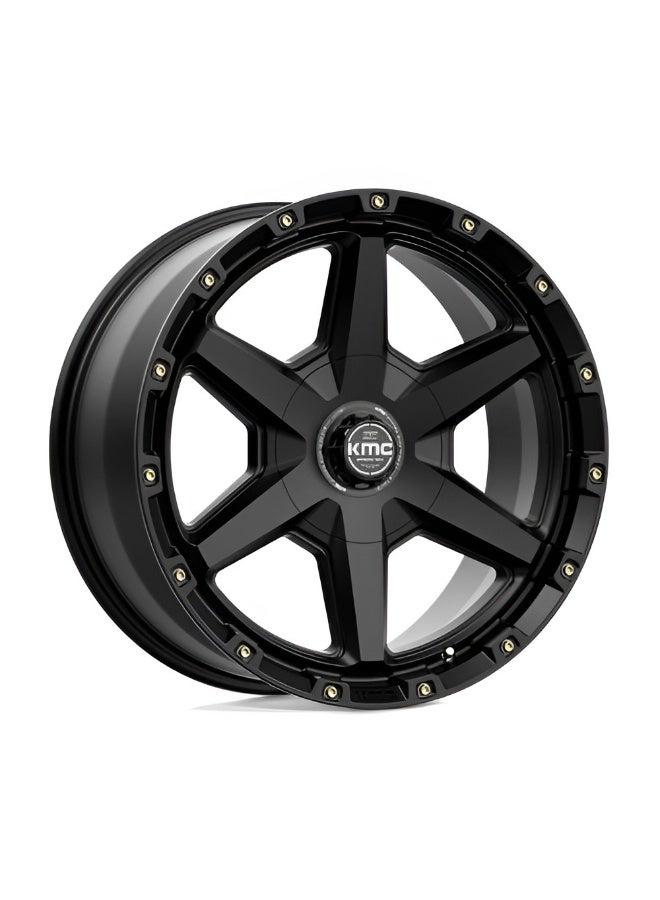 كي ام سي KM101 تيمبو 17×9 6×135/6×139.7 ET-12 CB106.2 أسود ساتان - Image 1